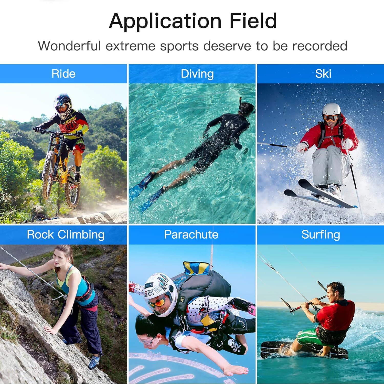  دوربین ورزشی اکشن کمرا (Action Camera) ضد آب 5K آلفا الکترونیک 