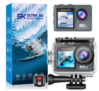  دوربین ورزشی اکشن کمرا (Action Camera) ضد آب 5K 