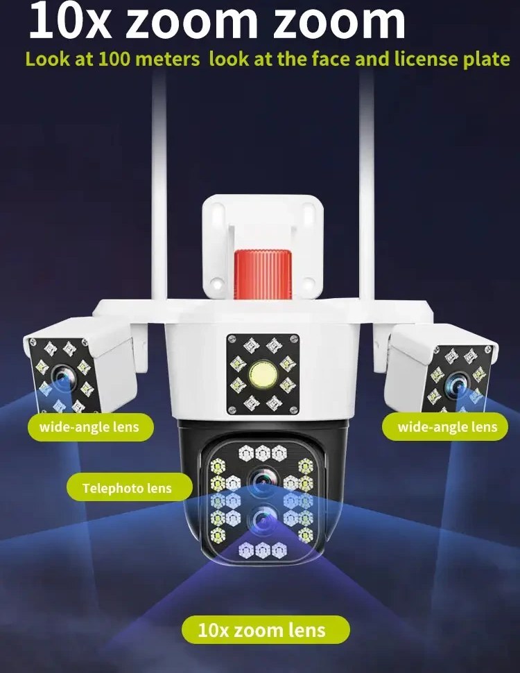  دوربین سیمکارتی سه لنز X3 OKampro 4G آلفا الکترونیک 