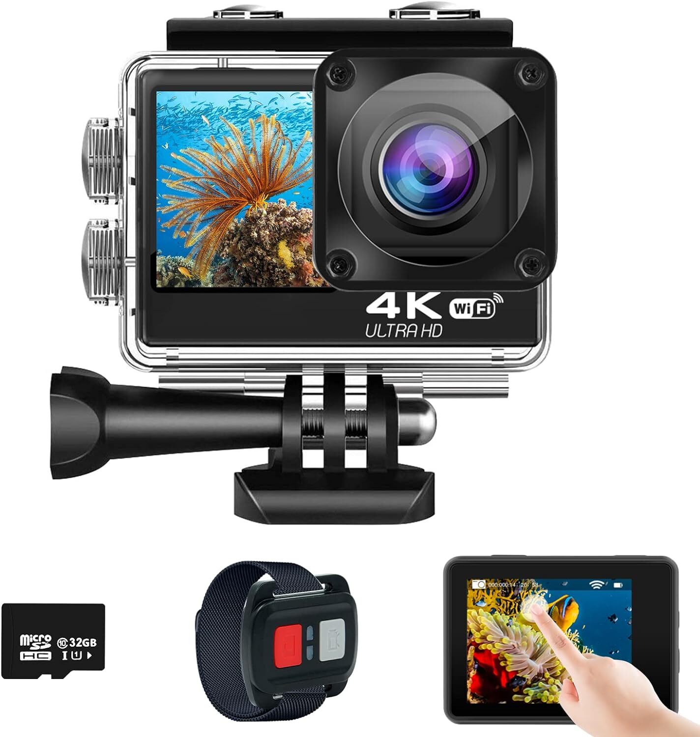  دوربین ورزشی اکشن کمرا (Action Camera) ضد آب 5K آلفا الکترونیک 