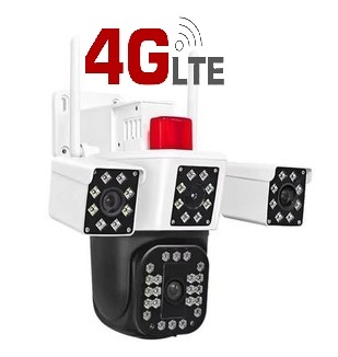 دوربین سیمکارتی سه لنز X3 OKampro 4G آلفا الکترونیک