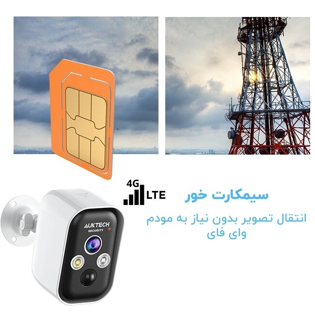  دوربین جغدی سیمکارتی T4 بدون نیاز به برق آهنربایی آلفاپرونیک 